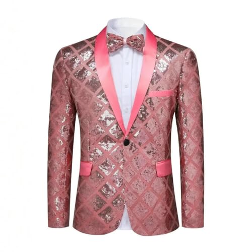 Blazer décontracté à paillettes homme pour oser briller en soirée