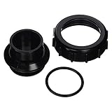 Pentair 270004 Black Bulkhead Union Set Replacement Clean and Clear Plus Pool and Spa Cartridge Filter