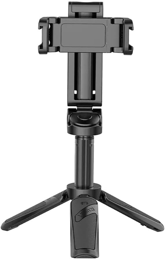 ULANZI JJ02 Selfie Stick Tripod, Extendable Grip Phone Tripod with Detachable Remote Pocket Size, 3-in-1 Mini Phone Grip 2 Cold Shoe, 10m/393.7'' Wireless Shutter, Vlog Livestreaming Photography