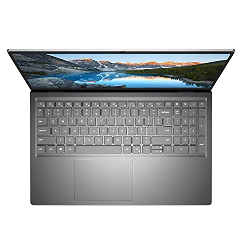 Image of (Refurbished) Dell Inspiron 5515 15.6 inch FHD Display Laptop (R5-5500U / 8GB / 512GB SSD / Integrated Graphics / Win10 + MSO / Backlit KB + FPR / Silver) D560557WIN9S