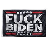 Fuck Biden Flag 3X 5FT and Fuck you For Voting yor Him Indoor Outdoor Banner