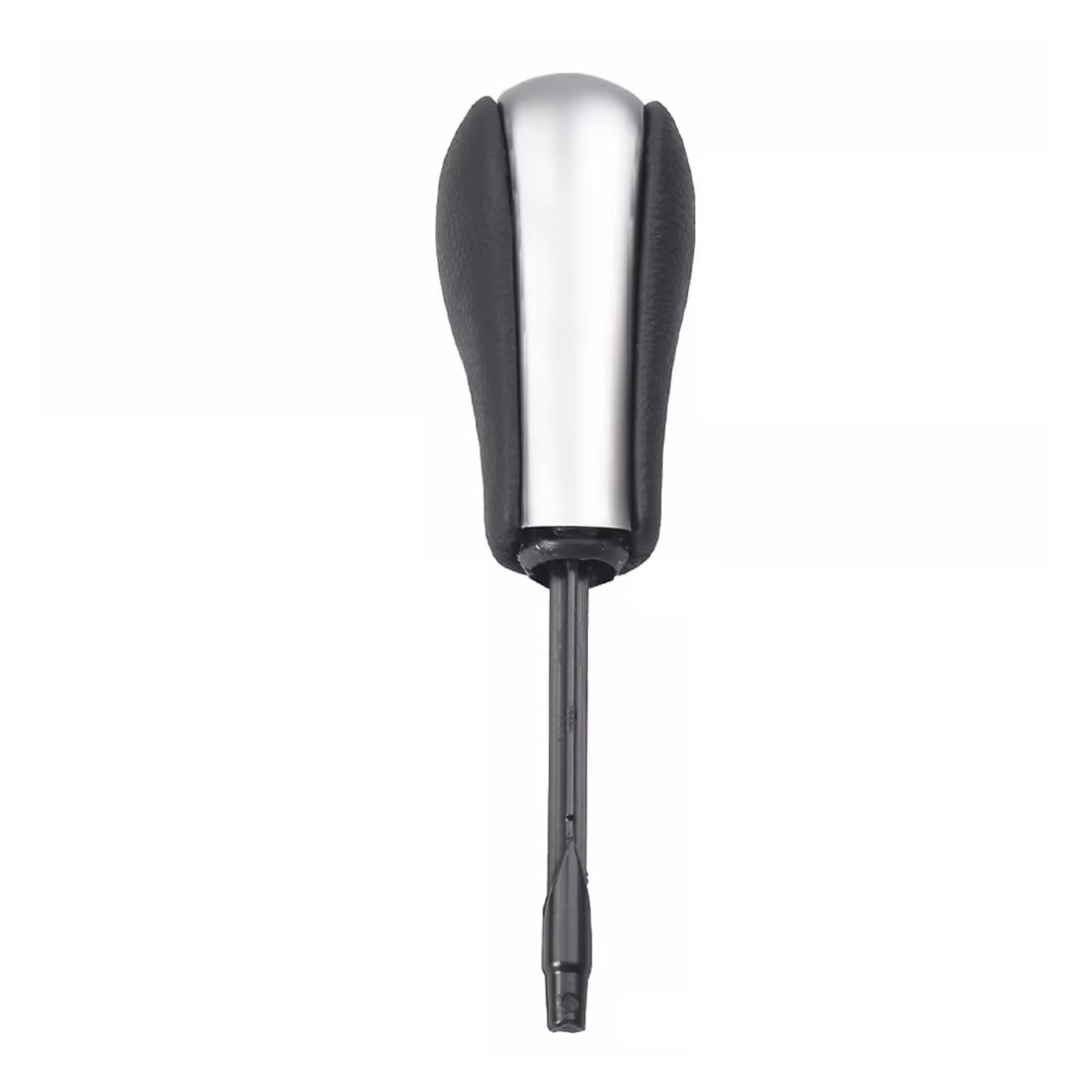 OUVECR Car Shift Gear Knob Handle for BMW 1 3 5 7 Series for E39 /46/53 /60/61 /83/81 /82/87 /90/91 /92 Short Long Stick Automatic Vehicle Gear Shift Knob Gear Shift Cover(Matt Silver-Long)