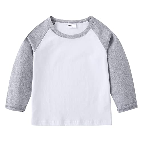Camiseta infantil de manga comprida para meninos gola redonda pulôver de manga comprida com desenho