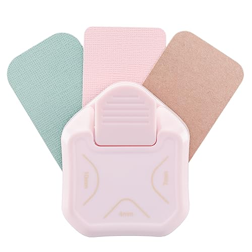 Vaessen Creative Perforatrice 3-en-1 Coins Arrondis - 4-7-10 mm - pour Projet DIY, Papier Scrapbooking, Plastique Fou, Bullet Journaling, Cartes de Vœux, Papier...