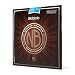 D'Addario Nickel Bronze Acoustic Guitar Strings, Light (Balanced Tension), 12-52