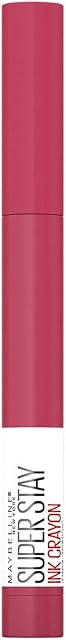 Maybelline New York Superstay Matte Ink Crayon Longlasting Pink Lipstick with Precision Applicator 80 Run The World, 22.0 ml