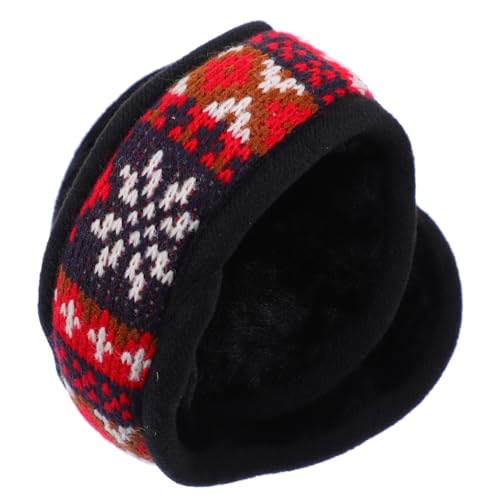 Veemoon Stylish Knitted Ear Warmer Winter Ear Muff for Cold Foldable Earmuff Acrylic Fiber Comfortable Warm Ear c