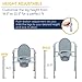 Drive Medical Steel Folding Bedside Commode
