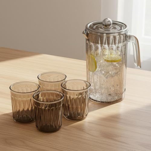 Jarra de infusiones sin goteo con filtro de gran capacidad de 2000ml 5