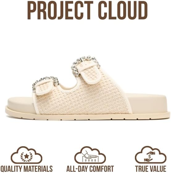 Project Cloud Platform Summer Sandals for Women 2026 - Comfortable and Adjustable Straps Summer Slides - Non-Slip Casual Womens Sandals - Image 4
