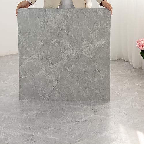 フロアタイル 大理石シート 接着剤付き フロアタイル 大理石調 貼るだけ 50枚セット 約6.4畳 1枚の寸法:45.7cm×45.7cm 厚み:0.18cm/枚 重量 0.75kg/枚 床タイル フローリング カット可能 敷け簡単 土足OK 北欧風 床デ