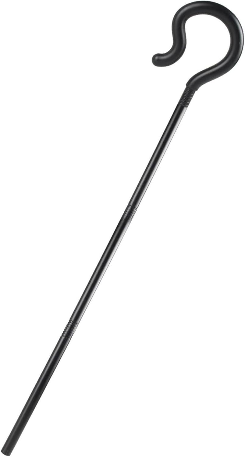 Hansber Easter Shepherd's Staff Hook Prop Costume Tall Walking Cane Stick Crook Staff for Halloween