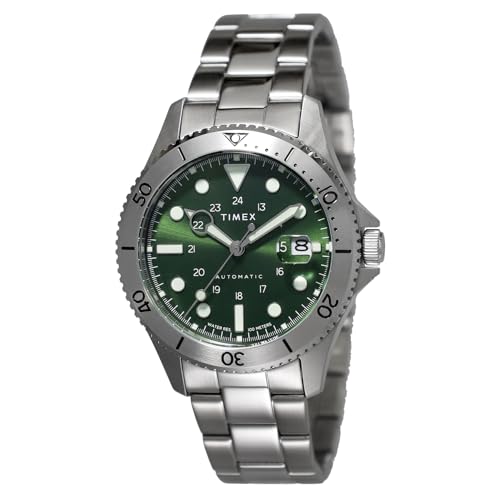 [TIMEX(�^�C���b�N�X)] �m�`�u�h �I�[�g�}�`�b�N �E�H�b�` ������ 10�C���h�� �~�l�����K���X �O���[�������� TW2Y15200 �����Y [���K�i]