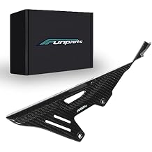 Funparts Sur Ron Chain Guards,Carbon Fiber Motorcycle Chain Guards Cover Protection for Surron Sur Ron Light Bee X/S/L1E Segway X260 X160 Electric Dirt Bike