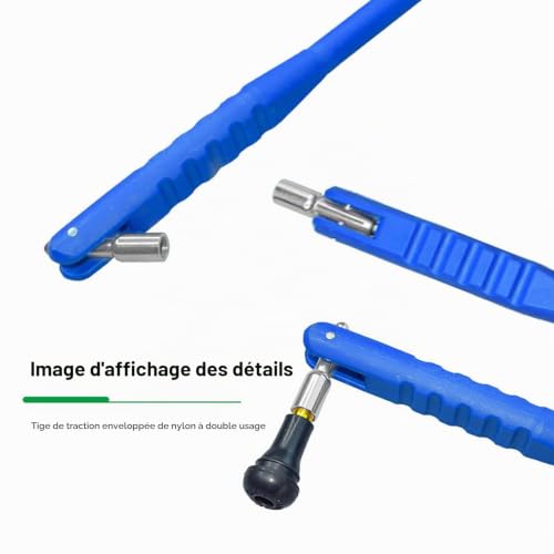 FuzlPnag Outil de Levier de Valve de Voiture, Tire Valve de Pneu Tige Extracteur, Tournevis de Valve, Accessoires pour Montage de pneus – vue 3
