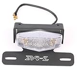 Tail Tidy Kit for DRZ400 DRZ400S DRZ400SM DRZ400E 2000-2024 2025. Fender Eliminator Kit equipped License Plate Holder and Integrated LED Tail Light, Brake & Turn Signals (Clear)