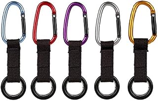 Auch 5Pcs Portable Carabiner Water Bottle Drink Buckle Hook Holder Clip Key Chain