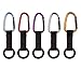 Auch 5Pcs Portable Carabiner Water Bottle Drink Buckle Hook Holder Clip Key Chain Ring for Camping Hiking Traveling, Random Color