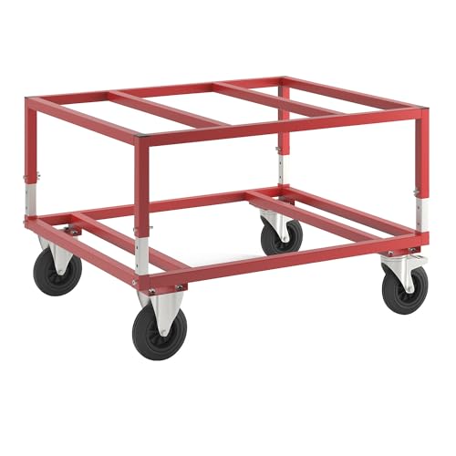 Camión transpaleta ajustable freno rojo