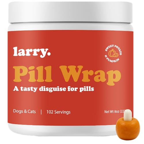 Sweet Potato Pill Wrap for Dogs - Pumpkin Moldable Paste - Hide Dog Medication Pouches - Medicine Treats Pill Hider - 102 Servings - 8 oz - Made in USA