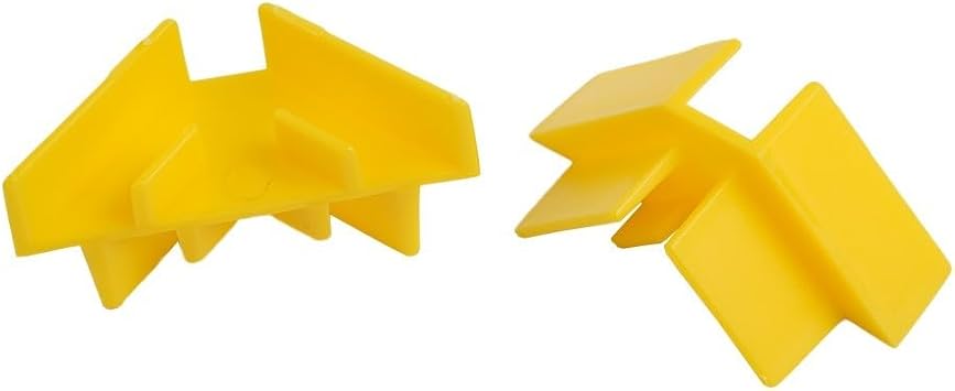 Tray Stackers for Harvest Right Freeze Dryer Trays - 12 Pack Space Saving Kitchen Storage Organizer - HDPE for Home Freeze Drying(yellow)