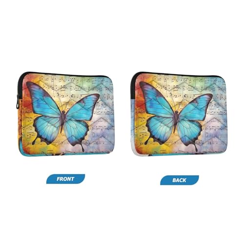 Funda para Portátil 13-14 Pulgadas con Diseño de Notas Musicales miniatura 2