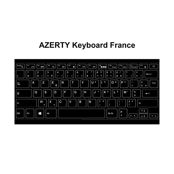 BYYBUO Laptop, 14 Zoll FHD Display Laptop Windows 11 Home mit Intel Celeron N3350 Prozessor, AZERTY Tastatur Frankreich, 4+64GB RAM, 128GB SSD, Tragbarer Laptop für Reisen… – Bild 7