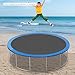 Eapmic Trampoline Pad Replacement, Trampoline Safety Pad, Spring Cover for 8ft 10ft 12ft 14ft 15ft 16ft Round Trampoline with Waterproof Foam Padding, Universal Trampoline Accessories (Blue, 10FT)