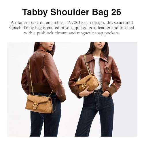 Image of Coach Women's Soft Quilted Tabby Shoulder Bag