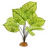 WEKAMOS 爬虫類用装飾植物 丈夫な人工植物 自然な外観のテラリウム装飾 水槽 饲育ケース用