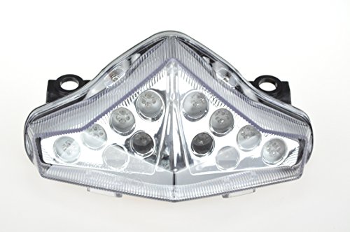 Feu arrière LED avec clignotants Kawasaki ER6 ER6N EX650 optique moto transparent 2010-2016
