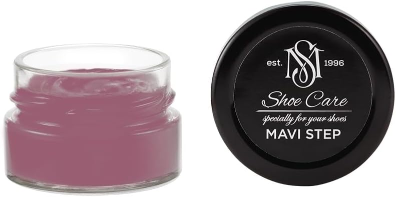 Universal Leather Dye - NCS S 4030-R20B Darkest Charcoal Fuchsia - High Coverage Leather Paint for Shoes, Bags, Canvas & Sneakers by MAVI STEP - 3.40 fl oz / 100 ml