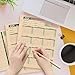 VistaRise 2026 Attendance Calendar Employee Work Tracker Attendance Calendar Cards - 8.5 X 11 Inches Durable and Thick Cardstock/25 Sheets per Pack (Green)