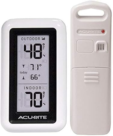 Amazon.com : AcuRite Digital Indoor / Outdoor Thermometer : Patio, Lawn ...