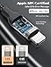 2Pack MFi Certified 3ft USB-C to Lightning Cable - Fast Charging for iPhone 14-8, iPad