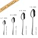 DJ-WARE 12 Pieces Teaspoons 5.5 Inch - Small Spoons Fit 8-12oz Mugs, Cups & Saucers - for Family & Small Gatherings, Sweet Tea, Hot Milk Coffee - Mirror Polished 18/0 Stainless Steel