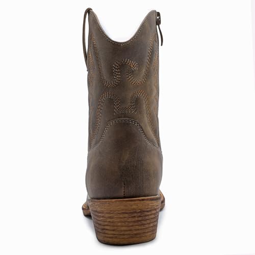 Women's Cowboy Ankle Booties - image 6