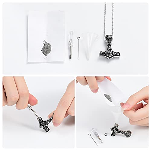 Shajwo SH-F0702-S Mjolnir Thors Hammer Urn Necklace thumb #5