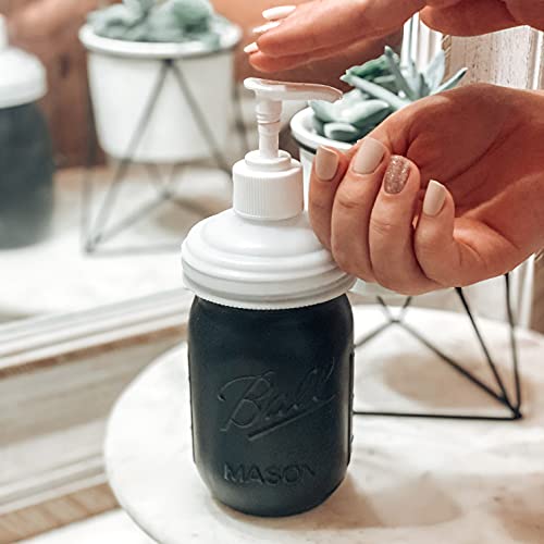 Recap Mason Jar Pump Lid Soap And Condiment Dispenser, Natural #TOP6