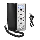 Wireless Intercom Phone - 433MHz Full Duplex Communication System with 1000m Transmission Range and Digital Display - Single Main Unit for Office Factory and Industrial Use (1 Main Unit)