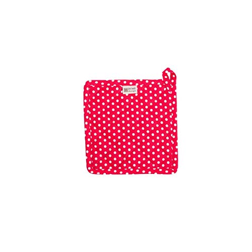 ISABELLE ROSE Manique de cuisine coton rouge à pois 20 x 20 cm HDTE032 Cover