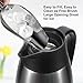 70 oz Thermal Coffee Carafe for keeping hot, Updated Carafe for hot liquid, Airpot Stainless Steel Thermos Urn Beverage Dispenser Vacuum Thermal Pot for Coffee, Hot Water,Keep Hot 12 Hour(silver)
