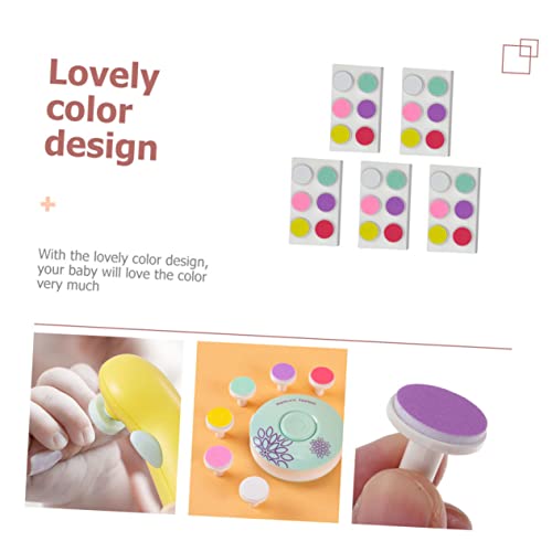 FOMIYES 30 Pçs Moedor De Unhas Cabeça De Moagem Conjunto De Manicure Elétrico Conjunto De Manicure P