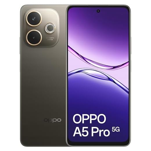 OPPO A5 Pro 5G, Smartphone Android, 8 Go RAM + 256 Go, Déverrouillé, Black Brown