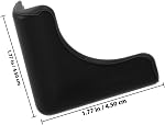 4 Pack Range Hood Corner Protector Self-Adhesive Corner Guards Meubles pour les bords de table Corners Cabinet et la sécurité de la cuisine Sharp Edge Protection pour usage domestique
