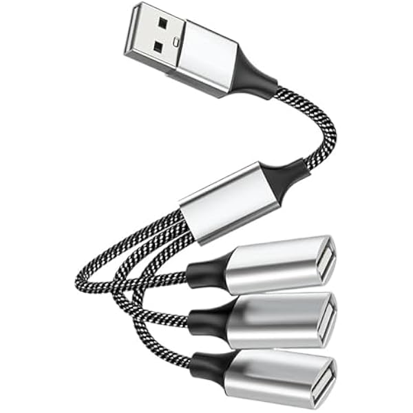 1 wtyczka męska do 2 3 żeńska wtyczka USB C typ C OTG linia przedłużająca Y rozdzielacz kabel do ładowania danych adapter zasilania rozdzielacz (USB TO 3 USB)