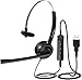 Mpow, cuffie per computer, 3,5 mm/USB con microfono a cancellazione del rumore, driver stereo da 40 mm, cuffie cablate con conversazione trasparente per sale conferenze, telefono, laptop, tablet