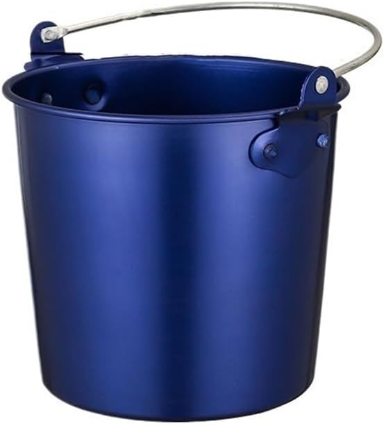 Ice Bucket Ice Pellet Bucket Creative Bar Filling Snack Mini Small Size Wine Portable Drinks and Wine Cooler(Blue)