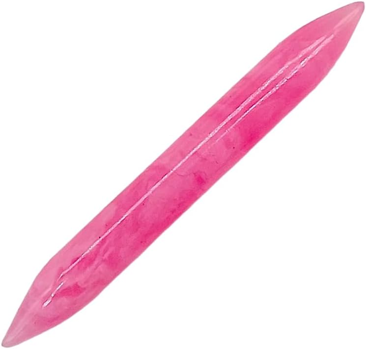 Handmade Rose Quartz Stone Tribal Septum Spike Tusk | Stone Nose Ring | Body Piercing Jewelry | Ethnic Boho Septum Hanger | Crystal Healing Jewelry for Men Women