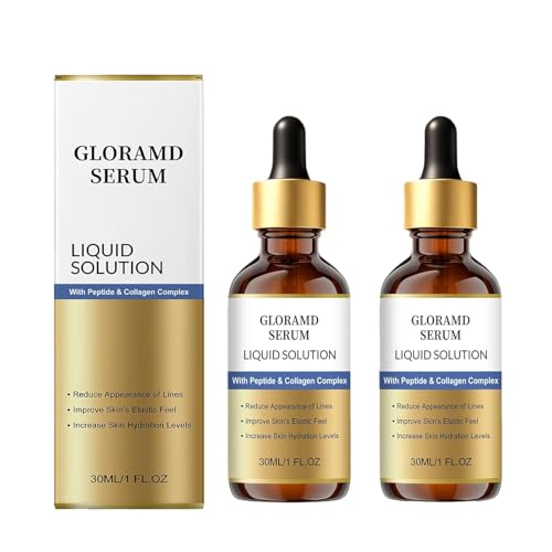 Gloramd Face Lifting Serum 2 Pack Gloramd Liquid Solution with Botanical Extracts & Collagen Hydrating & Firming Facial Serum
